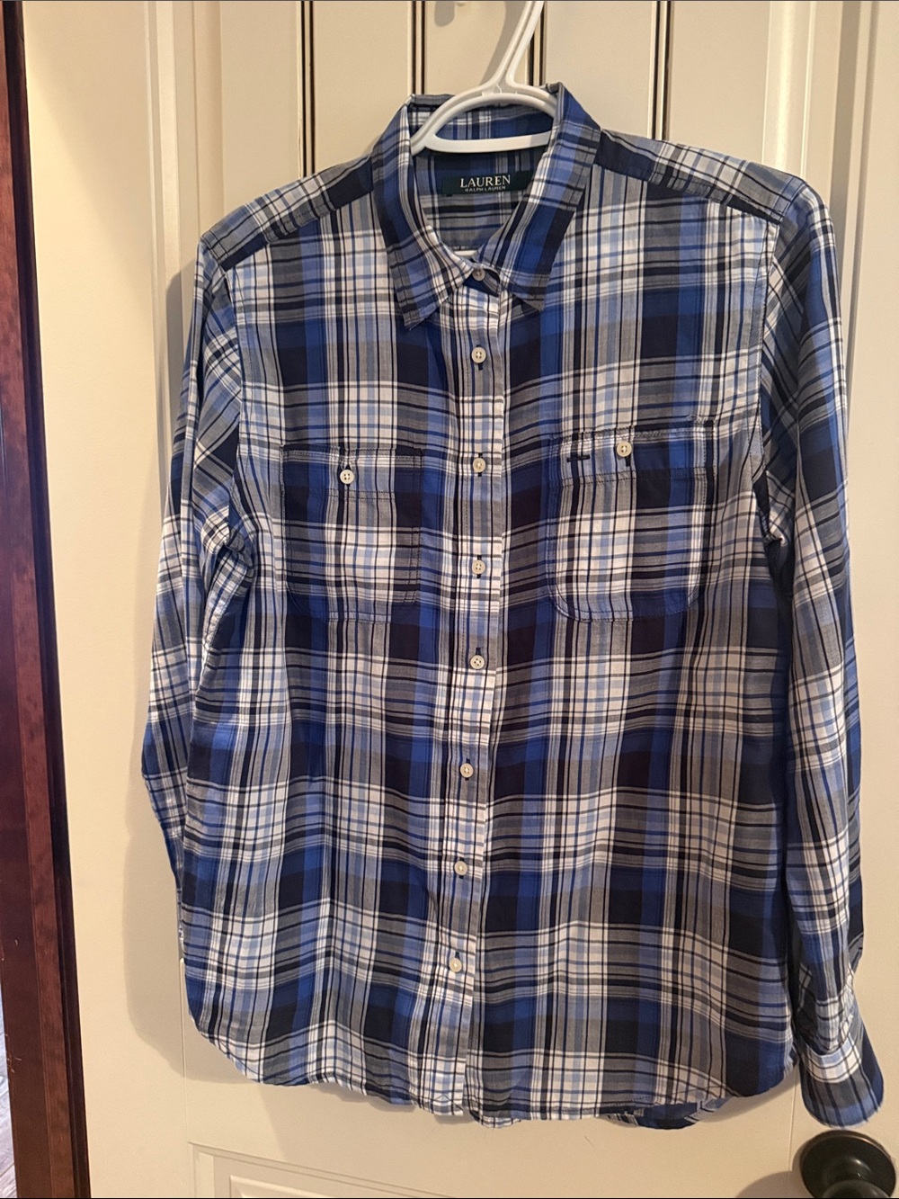 Ralph Lauren Light Weight, MP, Light Blue, Button-Down Shirt Excellent Condition